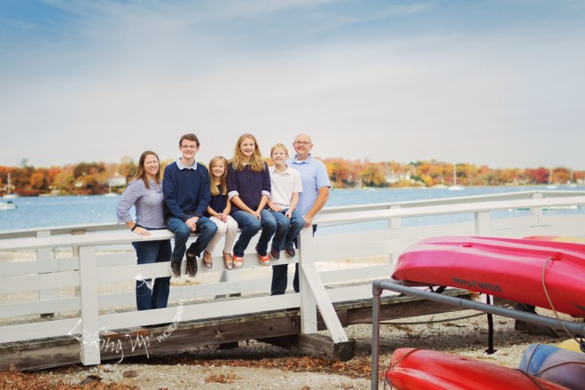 Family of Six - Autumn Beach Session {Greenwich Family Photographer}