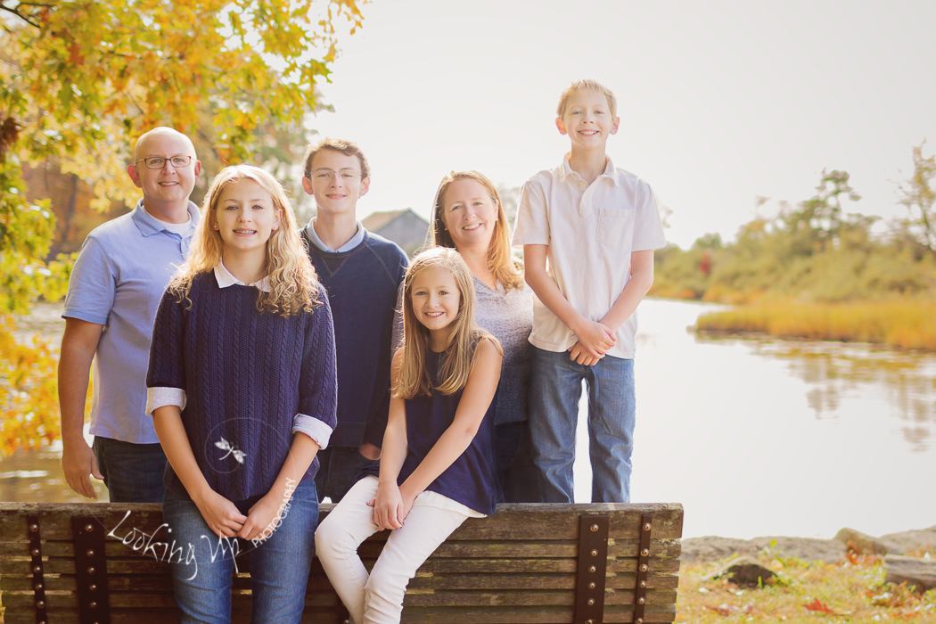 Family of Six - Autumn Beach Session {Greenwich Family Photographer}