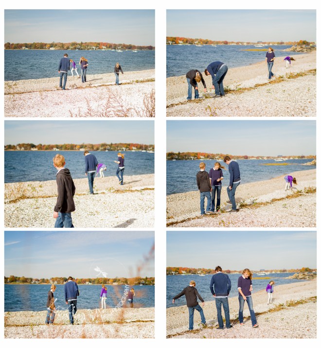 Family of Six - Autumn Beach Session {Greenwich Family Photographer}