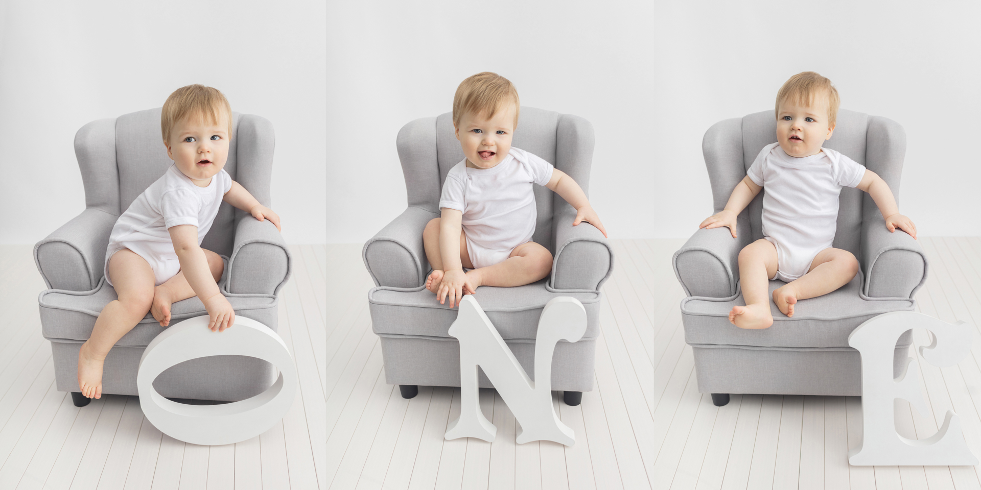 1st Birthday Baby Milestone Session