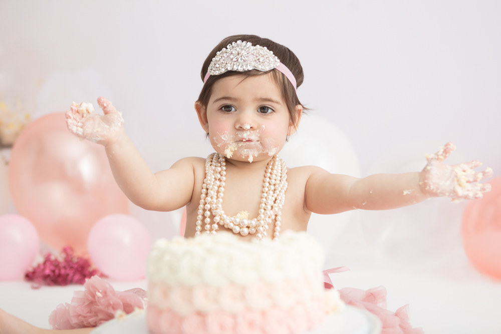 1st birthday cake smash session