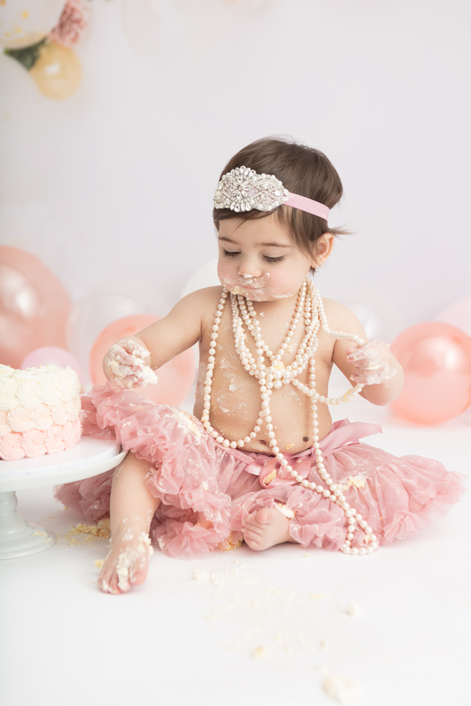 1st birthday cake smash session