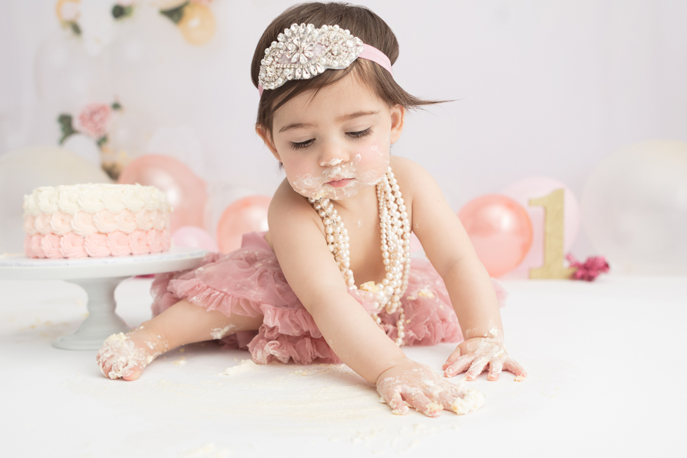 1st birthday cake smash session