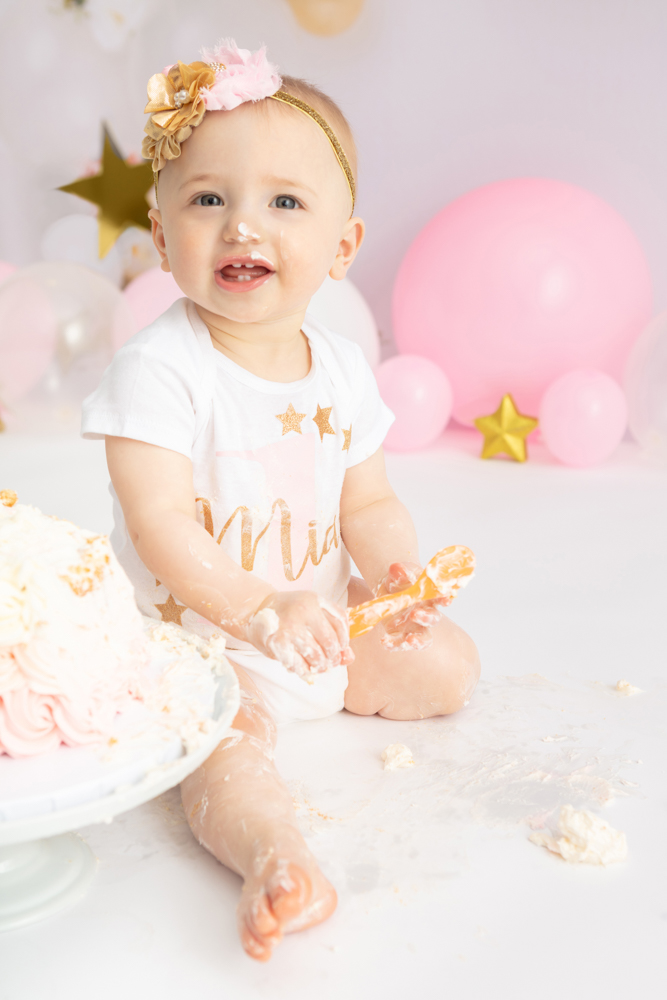 1st birthday cake smash session