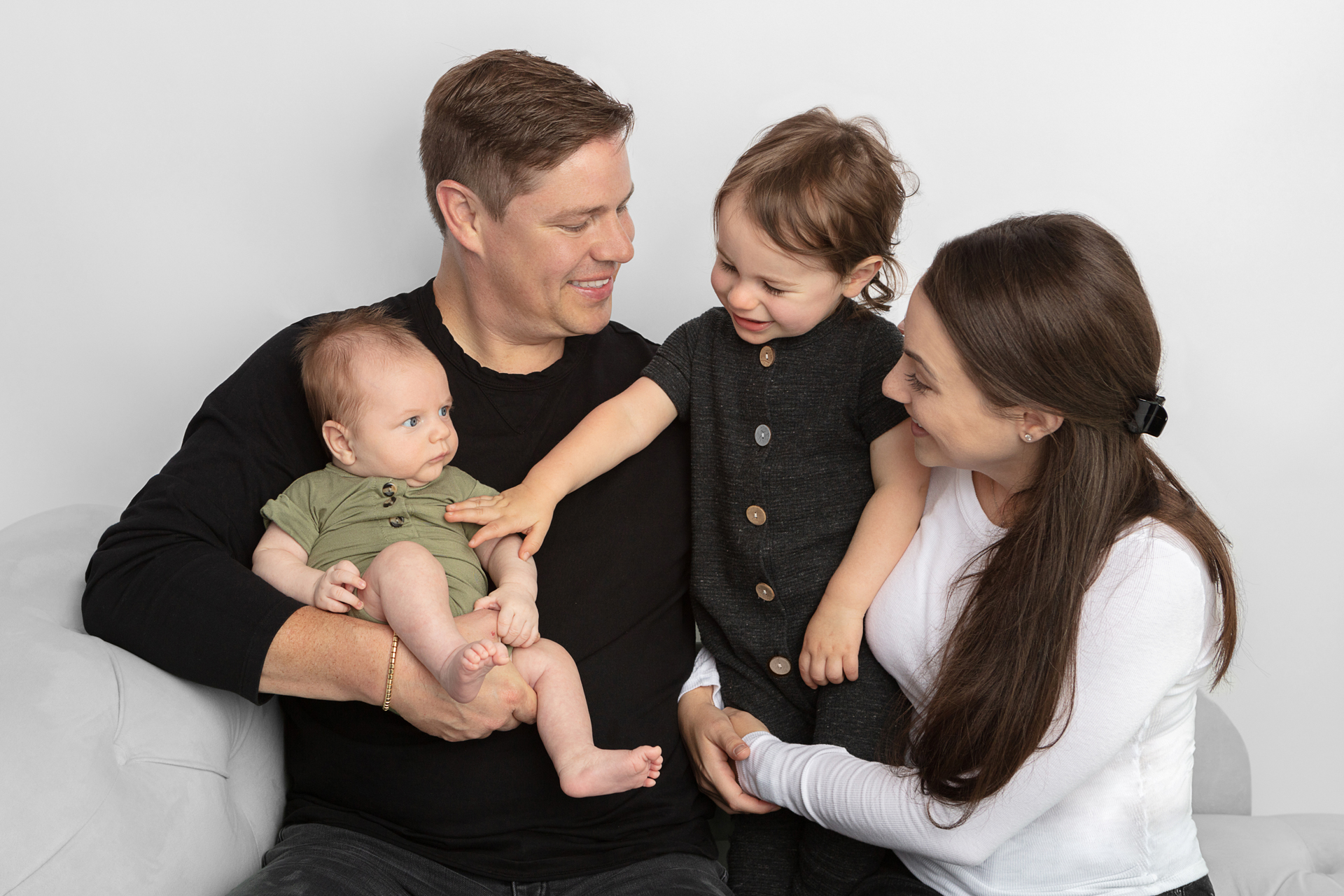 1411 Looking Up Photography gray couch